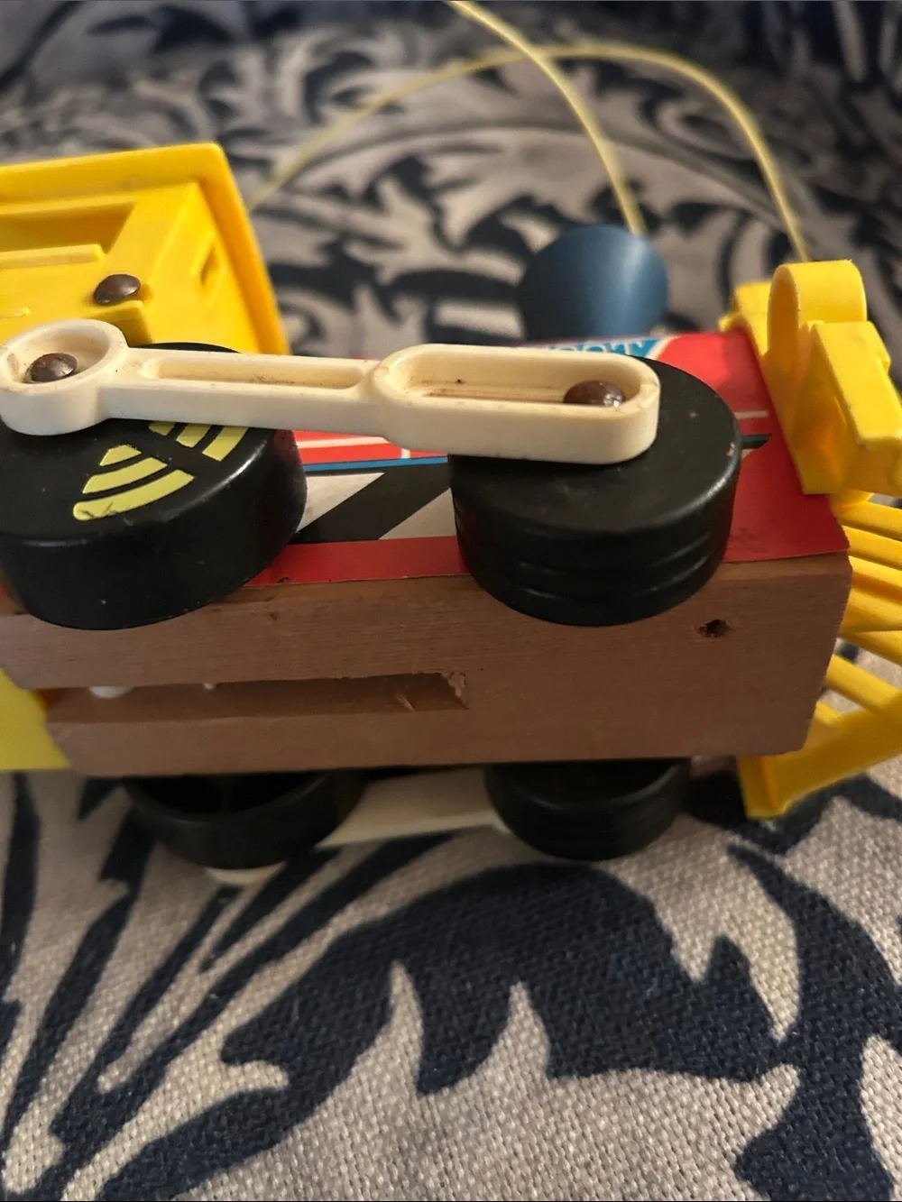 Vintage Fisher Price Train- “Toot Toot” Pull Toy #643